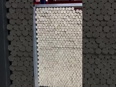 مقاومت در برابر دمای بالا مهندسی پلاستیک PEEK استند بار شیشه ای پر شده است